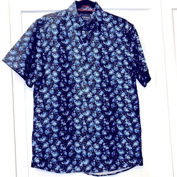 Silver Stone Collection Button Shirt Modern Fit, Size L - Picture 2 of 6